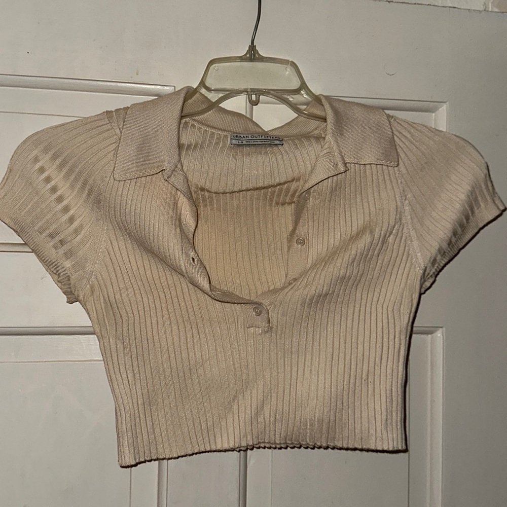urban outfitter crop polo